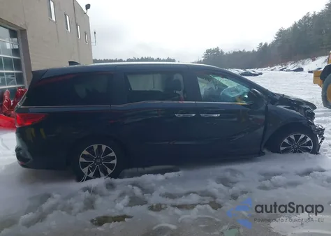 2023 Honda Odyssey Ex-L from USA, damaged, VIN 5FNRL6H63PB076625